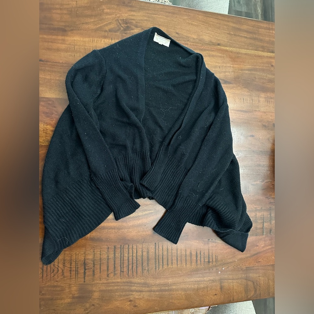 Black cardigan